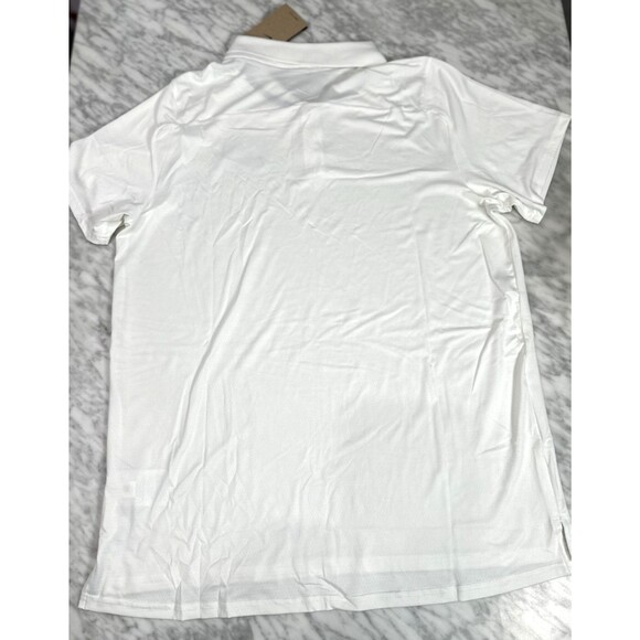 Nike Court Polo Tennis Shirt Top White Green Logo FD5317-102 Men's Large NEW - Picture 6 of 12